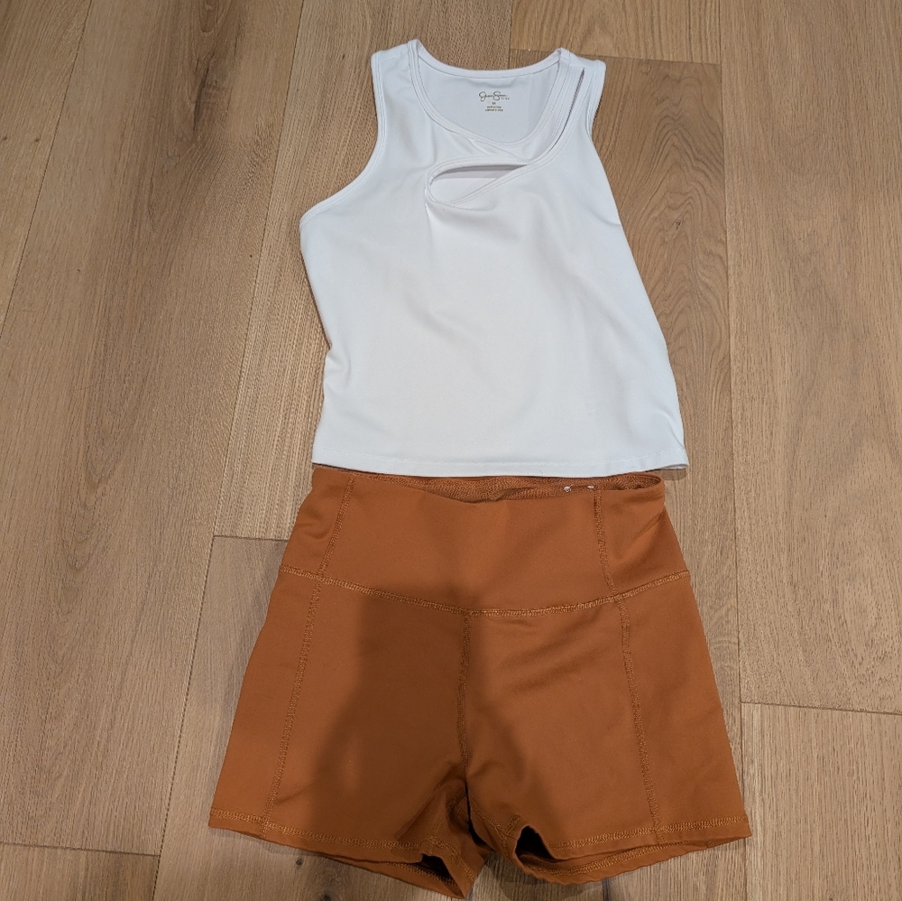Active wear - Shorts with Top - Size Medium - Jessica Simpson